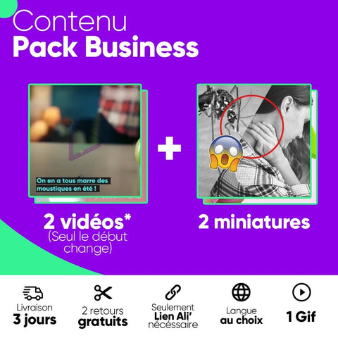 Pack Vidéo Ecom Creatives